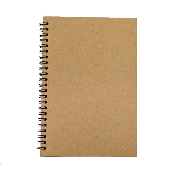A5 Hardcover Spiral Lined Thicken Notebook 50 Sheets