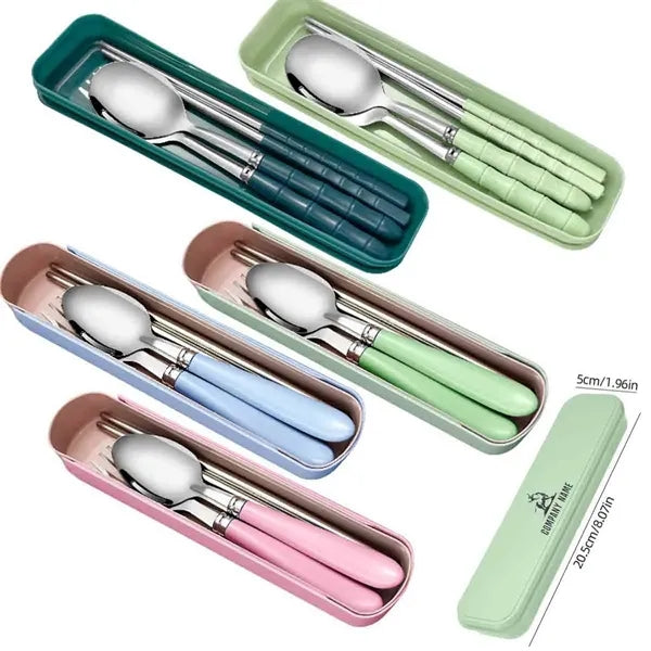 Portable Stainless Steel Cutlery Set