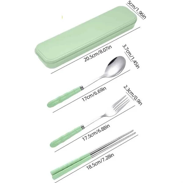 Portable Stainless Steel Cutlery Set