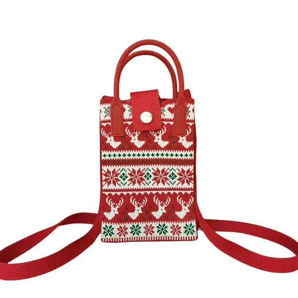 Knit Lightweight Small Crossbody Bag