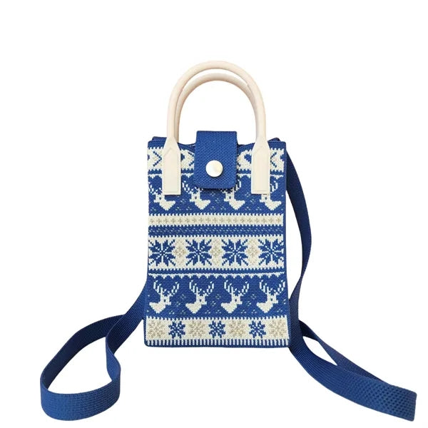 Knit Lightweight Small Crossbody Bag