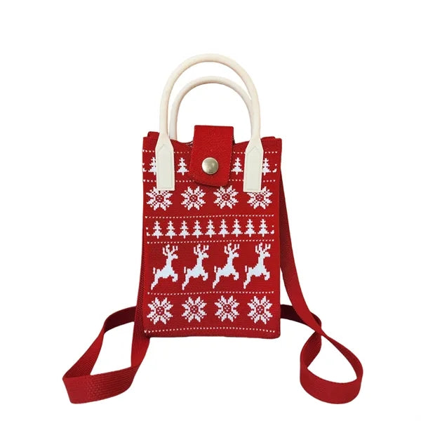 Knit Lightweight Small Crossbody Bag