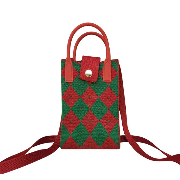 Knit Lightweight Small Crossbody Bag
