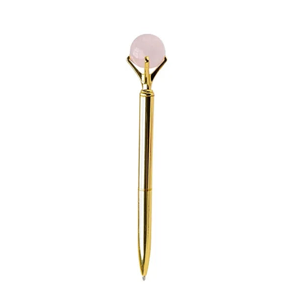 Crystal Ball Metal Ballpoint Pen