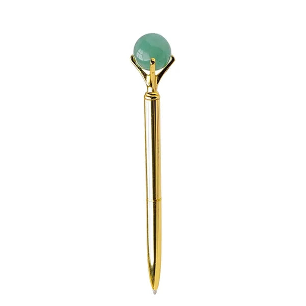 Crystal Ball Metal Ballpoint Pen