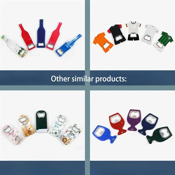Stainless Steel Beer Bottle Opener Wine Glass Shape