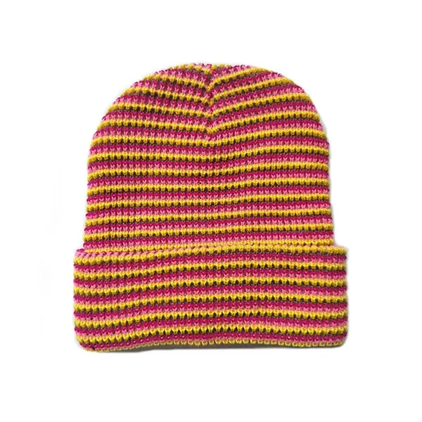 Waffle Beanie Hat with Warm Ear Pads for Winter