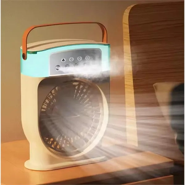 2000 mAh 5-Hole Mist Spray Mini Humidifying Fan