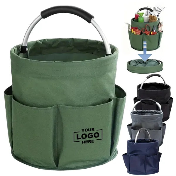 Foldable Tool Basket For Hand-Held Storage Toiletries