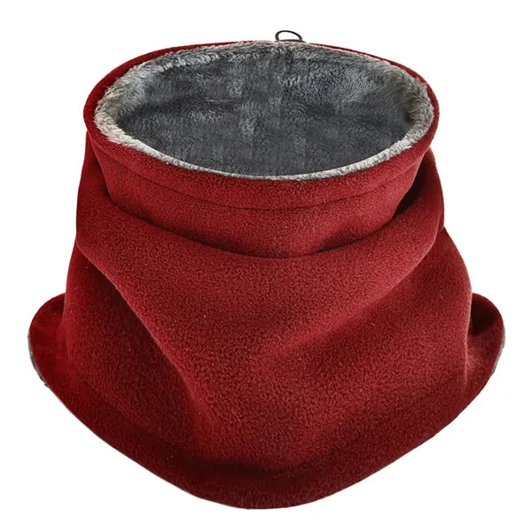 Thick Fleece Scarf Neck Gaiter for Windproof Outdoor Warm