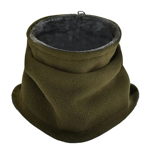 Thick Fleece Scarf Neck Gaiter for Windproof Outdoor Warm