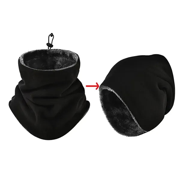 Thick Fleece Scarf Neck Gaiter for Windproof Outdoor Warm