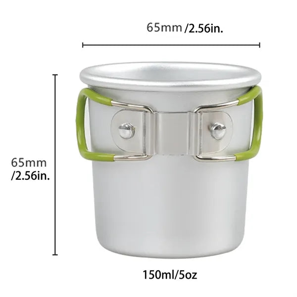 Outdoor Camping Folding Cup Aluminum Alloy