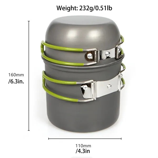 Outdoor Camping Pot Set Picnic Cooker