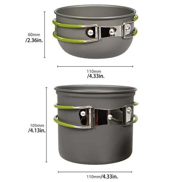 Outdoor Camping Pot Set Picnic Cooker