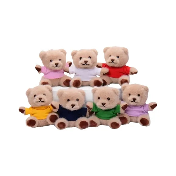 Mini Plush Bear Keychain Cute Soft Gift for All Ages