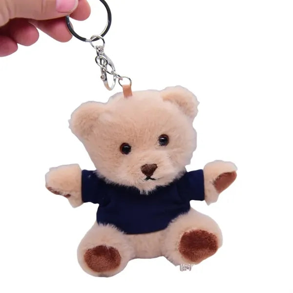 Mini Plush Bear Keychain Cute Soft Gift for All Ages