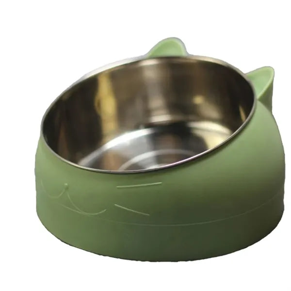 Stainless Steel Cat Ear Pet Bowl