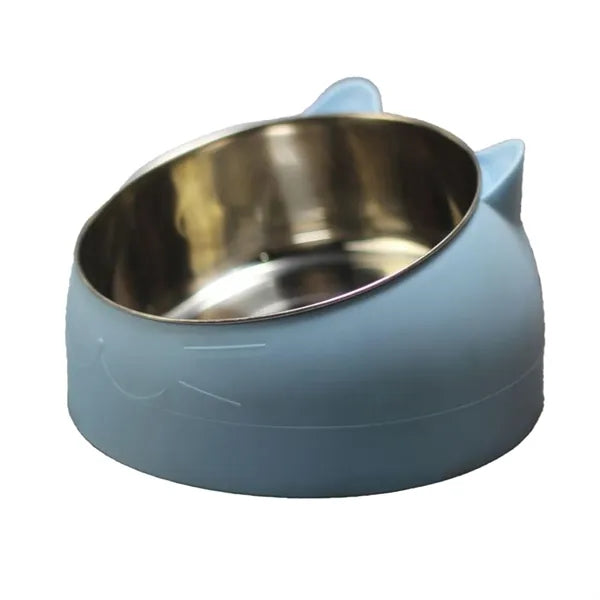 Stainless Steel Cat Ear Pet Bowl