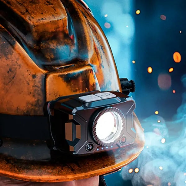 Rechargeable LED Headlamp with Adjustable Strap