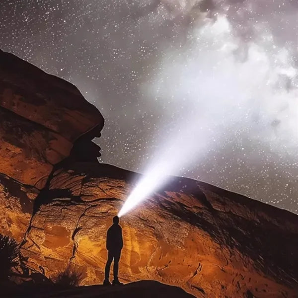 Rechargeable LED Headlamp with Adjustable Strap