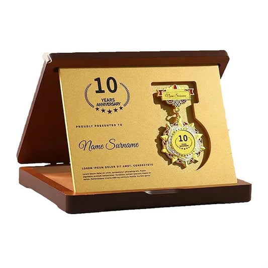 Wooden Medal Display Box