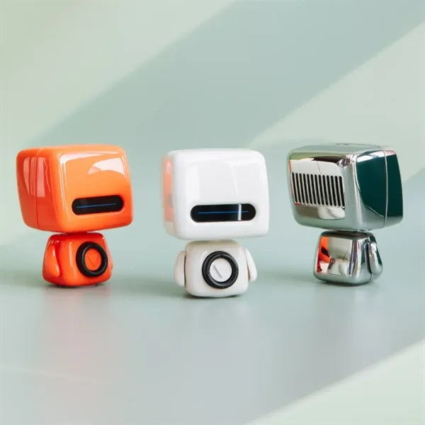 Mini Retro Rechargeable Robot Wireless Speaker Music Player