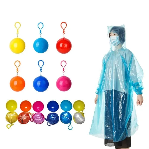 Disposable Emergency Rain Ponchos