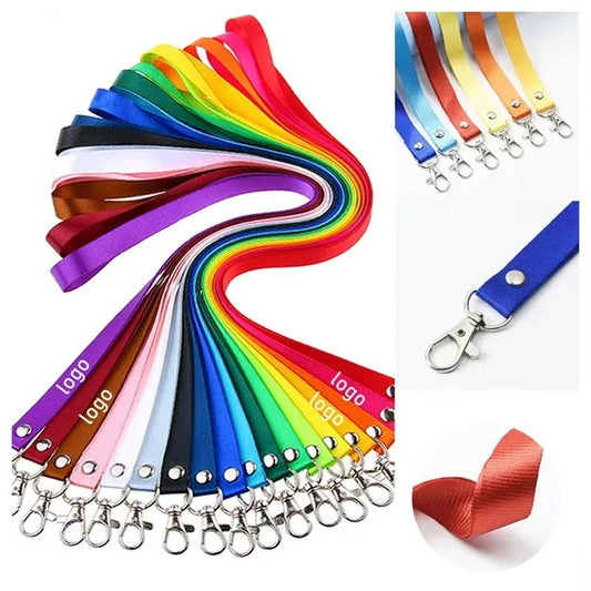 Lanyard Neck Strap For Id With Metal Clip