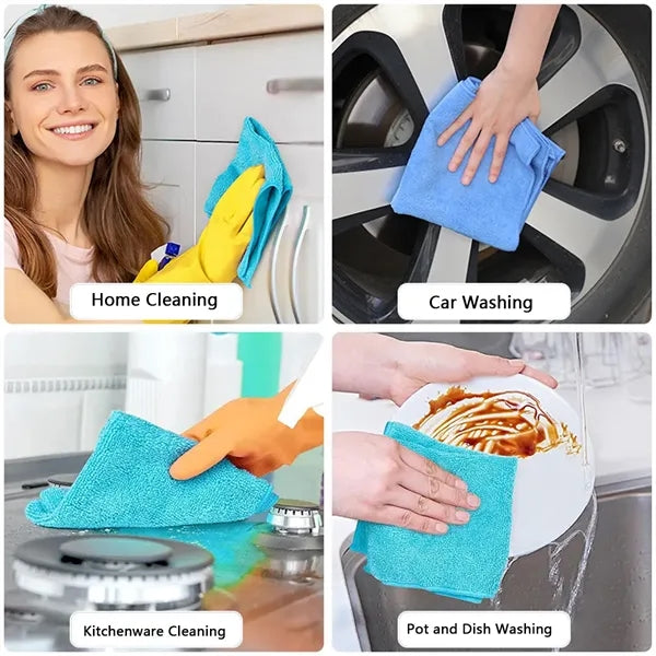 Ultra Absorbent Microfiber Cloth - For Car, Kitchen & Beyond