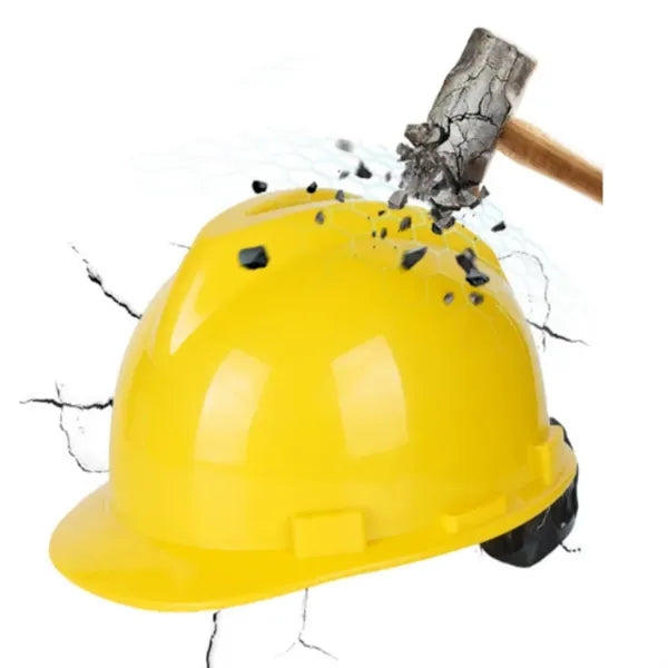 Adjustable Durable Plastic Hard Hat with Rotating Size