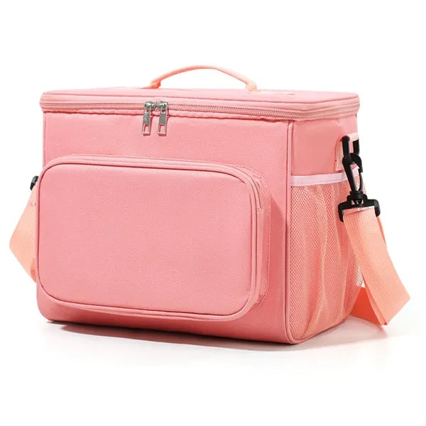 Outdoor Lunch Cooler Bag with Handle & Shoulder Strap