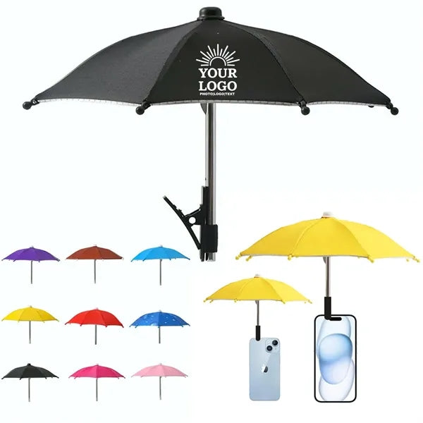 Phone Umbrella Universal Adjustable Stand With Clip-on