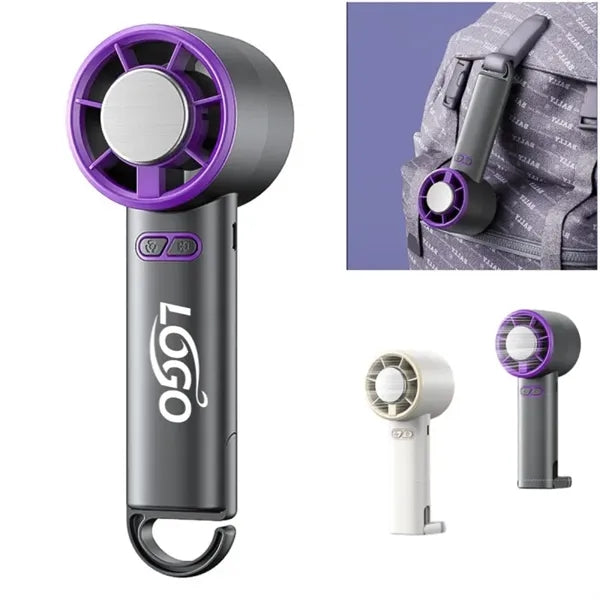 Handheld semiconductor air cooler fan