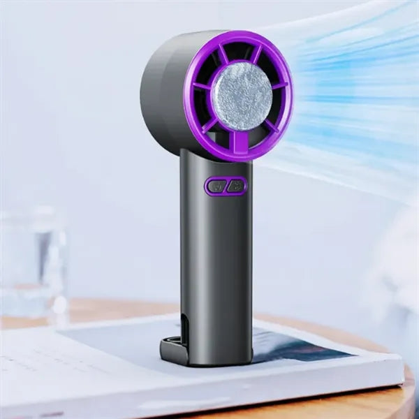 Handheld semiconductor air cooler fan