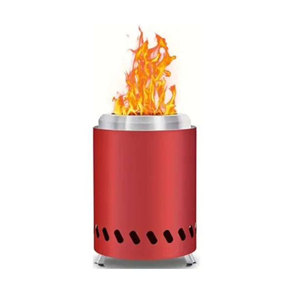 Camping Tabletop Smokeless Fire Pit With Storge Bag