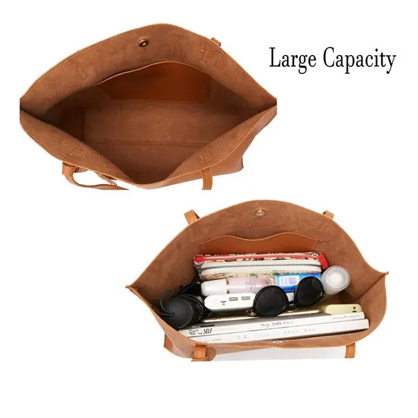 Women's Soft Leather Tote Bag