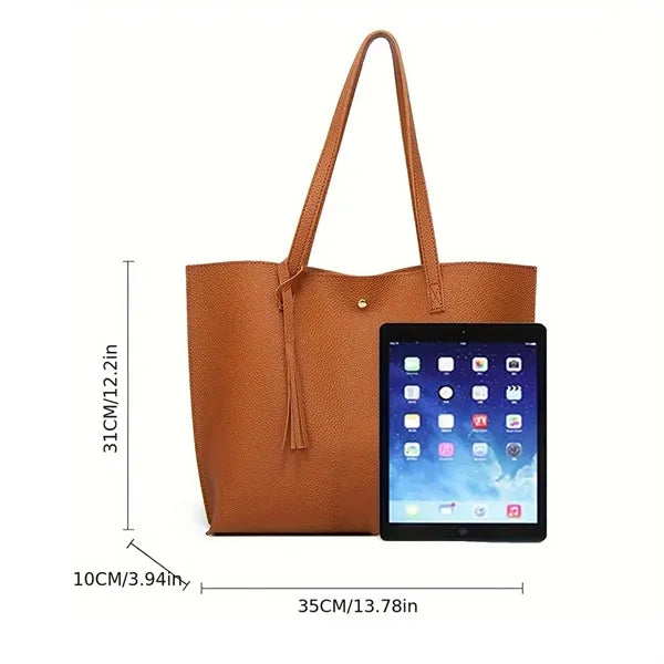 Women's Soft Leather Tote Bag