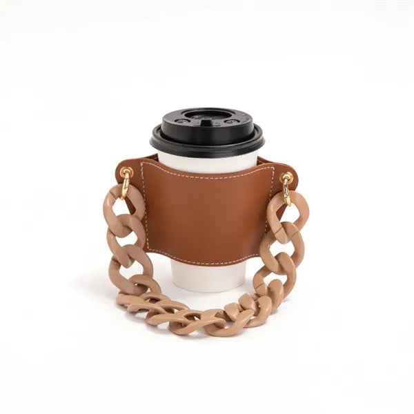 PU Removable Chain Cup Sleeve
