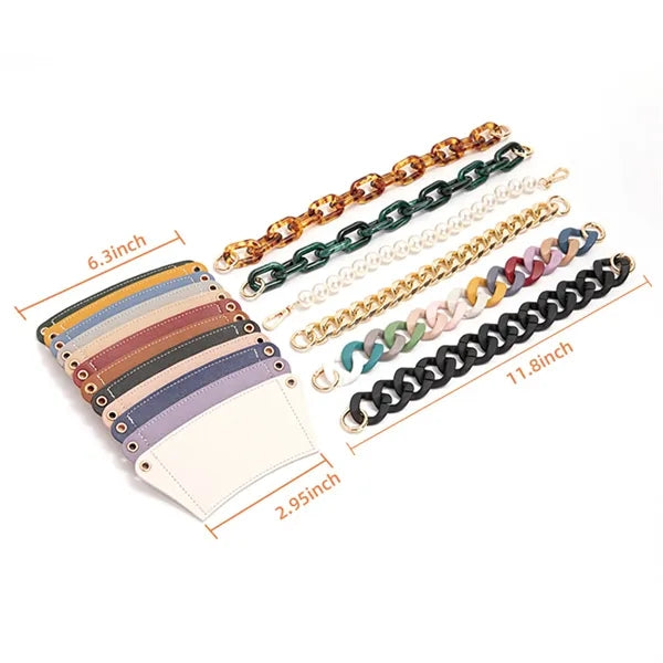 PU Removable Chain Cup Sleeve