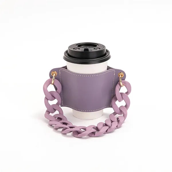PU Removable Chain Cup Sleeve