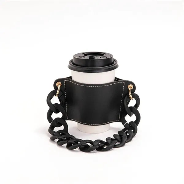 PU Removable Chain Cup Sleeve