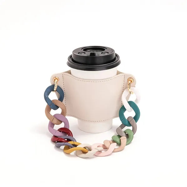 PU Removable Chain Cup Sleeve