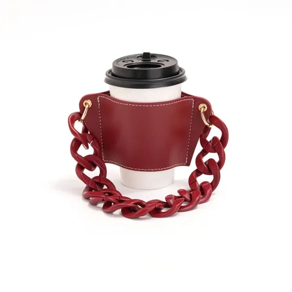 PU Removable Chain Cup Sleeve