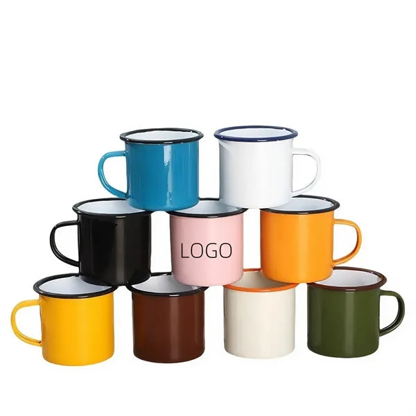 12 oz Tea Enamel Mug Camp Drinking
