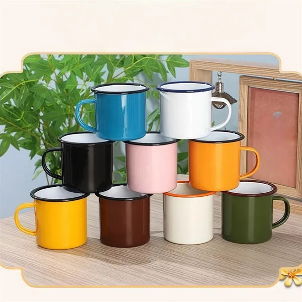 12 oz Tea Enamel Mug Camp Drinking