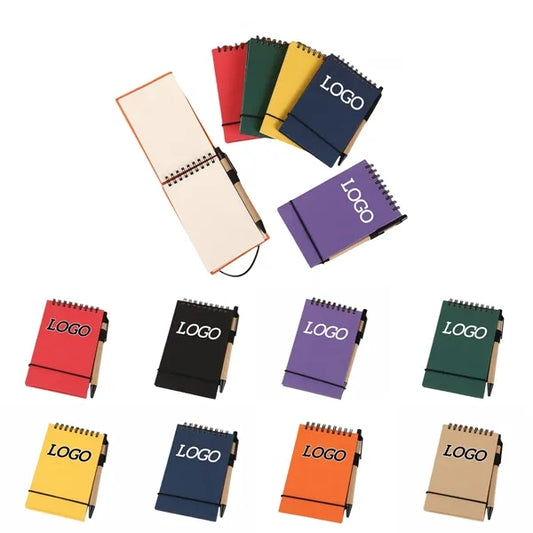 A6 Spiral Notepad and Ballpoint Pen Set