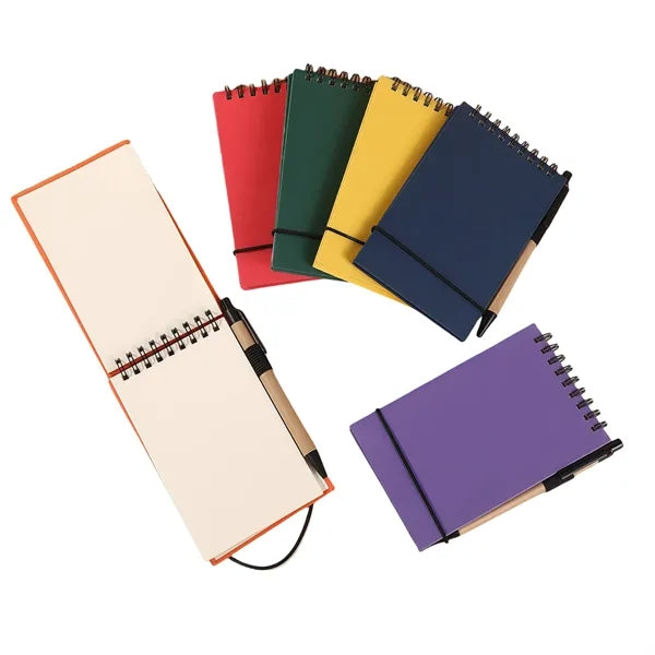 A6 Spiral Notepad and Ballpoint Pen Set