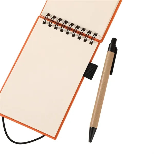 A6 Spiral Notepad and Ballpoint Pen Set