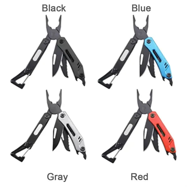 Lightweight 9 in 1 Stainless Steel Keychain Pocket Pliers